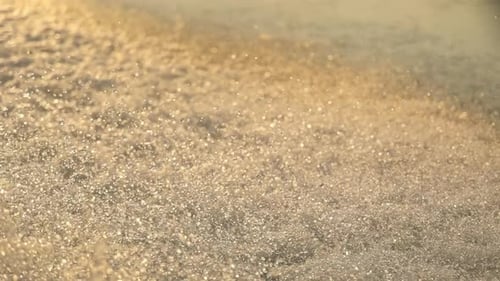 Golden Water Droplets Abstract Background