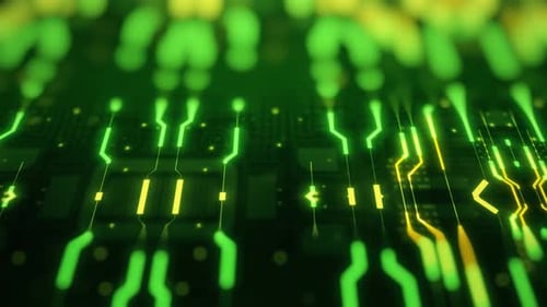 Fond de données de lignes technologiques abstraites