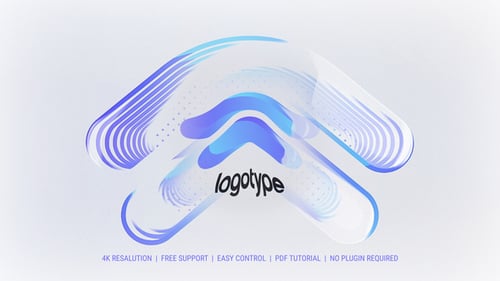 Fluid Gradient Logo Reveal Animation