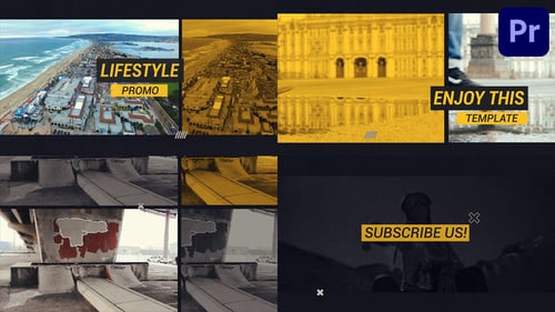 Dynamic Split Screen Promo for Modern Lifestyle Videos