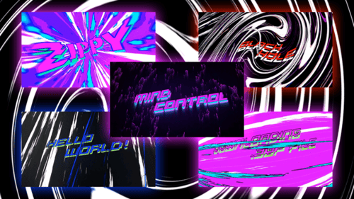 5 Speed Light Impact Titles Pack | MOGRT