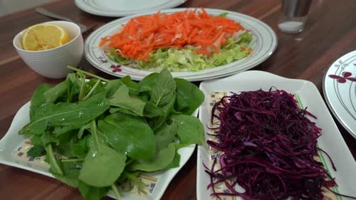 Ensalada de verduras sabrosa