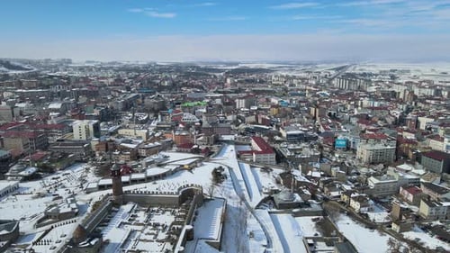 aerial view of ERZURUM city