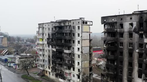 Borodianka Kyiv Region Ukraine April 2022