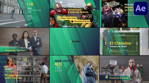 TV Broadcast Package for After Effects