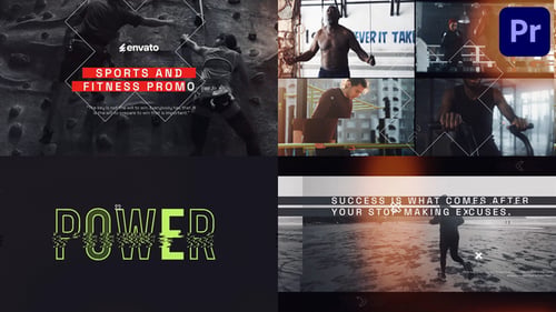 Sports and Fitness Promo for Premiere Pro