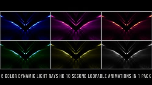Dynamic Abstract Light Ray Loop Tunnel Backgrounds Pack