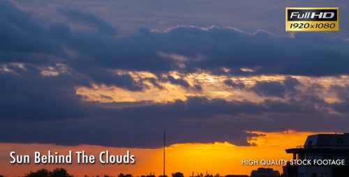 Dramatic Sky at Sunrise or Sunset Time Lapse