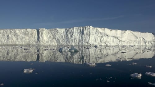 Global Warming and Climate Change - Giant Iceberg from melting glacier in Ilulissat, Greenland.