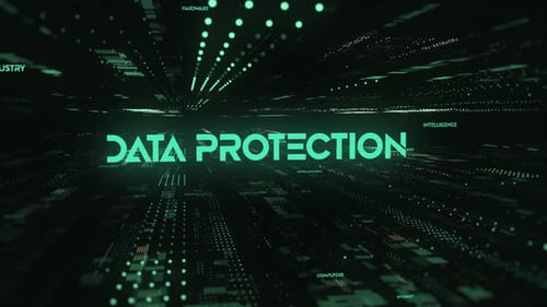 Sci Fi Digital Data Word Data Protection