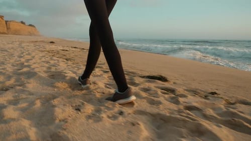 Running On The Beach