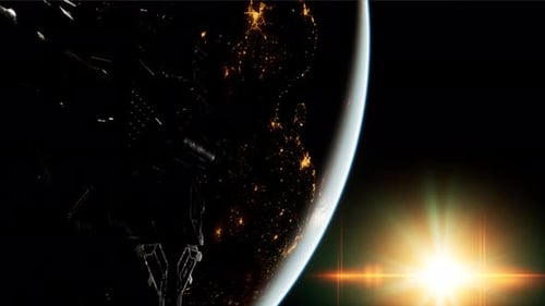 Planet Erde von der ISS aus gesehen. Schöner Planet Erde vom Weltraum aus beobachtet