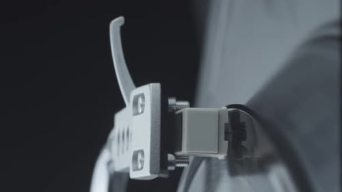 Record Player Needle on Vinyl Record Close Up