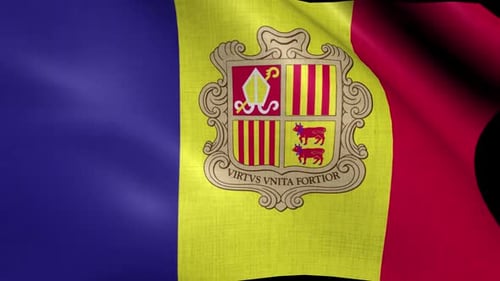 Flagge von Andorra