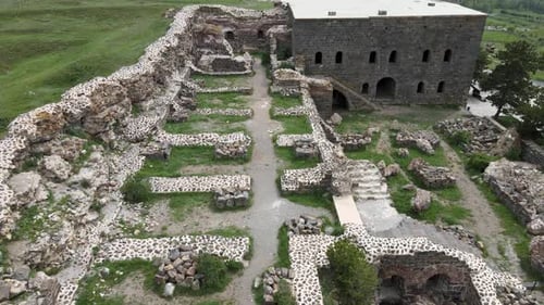 ancient castle ruins