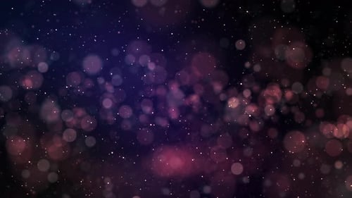 Abstract Bokeh Glitter Particles Background Loop