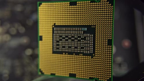 Computer-Motherboard-Makrorahmen