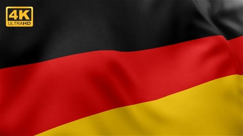 Waving German Flag Animation