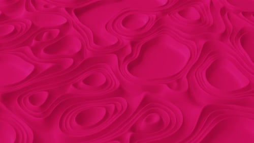 Abstract Pink Fluid Waves Seamless Loop Background