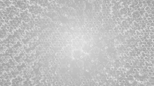 Hexagons Hi-Tech weißer Hintergrund