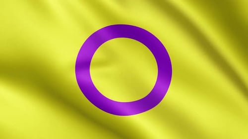 Flag of Intersex Pride | UHD | 60fps