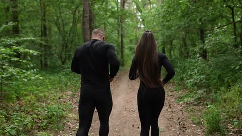 Running Together in the Forest 12