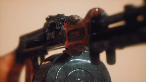 sowjetisches Maschinengewehr