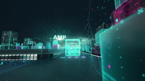 BIG DATA avec concept de technologie numérique