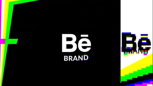 Fast Glitch Digital Logo Reveal Animation