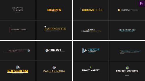 Fashion Title Pack Premiere Pro