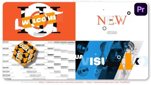 Typography Abstract Intro