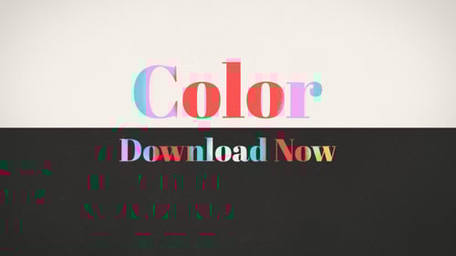 Color - Text Logo Reveal