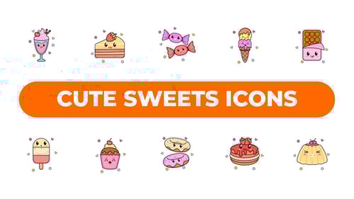 Cute Sweets Icons
