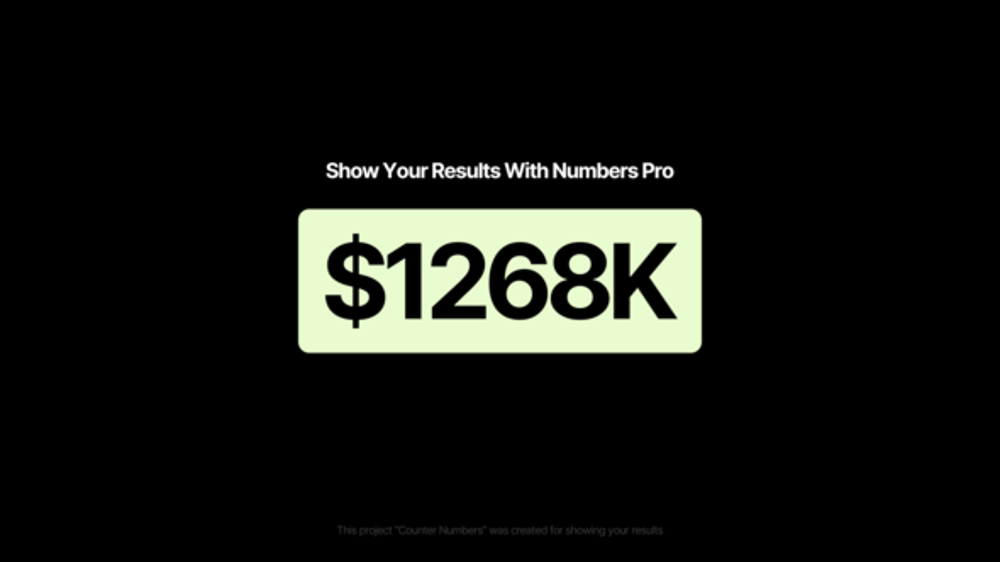 Dynamic Counter Toolkit with Customizable Number Animations, Titles ft ...