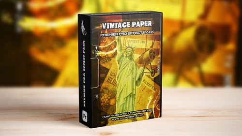 Vintage Paper Transitions for Premiere Pro