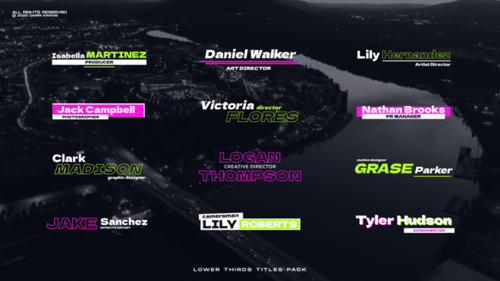 Lower Thirds Pack / MOGRT