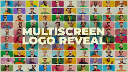 Multiscreen Photo Logo Reveal