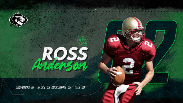 Dynamic Sports Team Intro with Grunge Paint Stroke Reveals, Broadcast ...