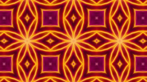 Multi Color Kaleidoscope Loop 4K 14