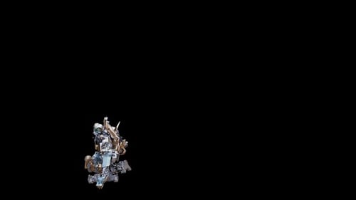 3D Futuristic Robot Transformation: Mechanical Assembly and Disassembly