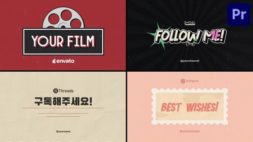 Typography Logo Openers | Premiere Pro MOGRT