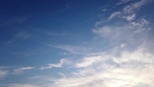 4K Zeitraffer, schöner Himmel mit Wolken Hintergrund, Himmel mit Wolken, Wetter, Natur, Wolke, blau, Blau