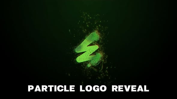 Vibrant Digital Glitch Particle Logo Reveal, Logo Stings ft. particles ...