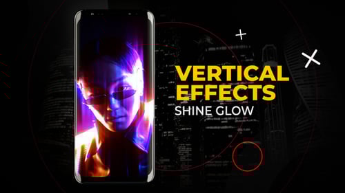 Vertical Shine Glow Effects