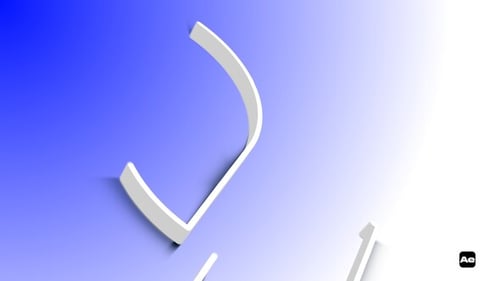 Cinematic 3D Stroke Logo