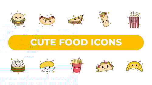 Cute Food Icons
