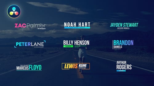 Dynamic Lower Thirds with Modern Kinetic Typography