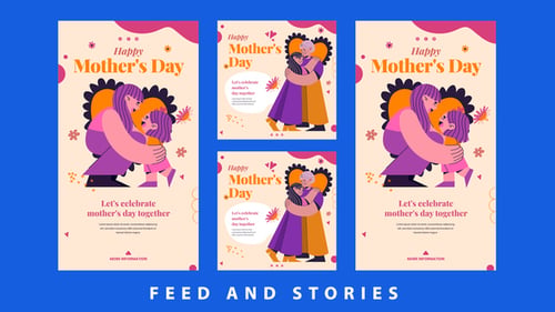 Mothers Day Feed and Stories Instagram