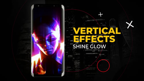 Vertical Shine Glow Effects | After Effects