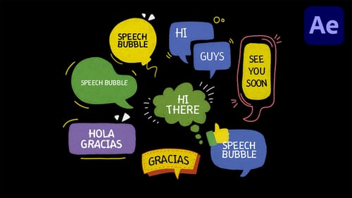 Lovely Speech Bubble | AE